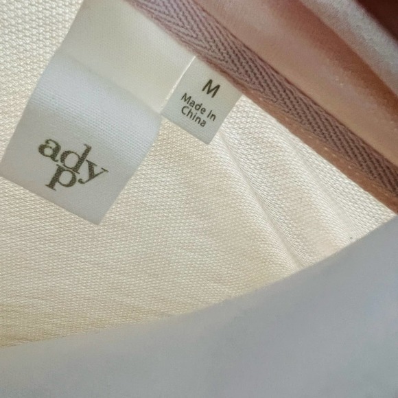 NWT ADYP Turtleneck Top Sweater MEDIUM Light Pink Jersey Knit Pullover Modern - Picture 8 of 9